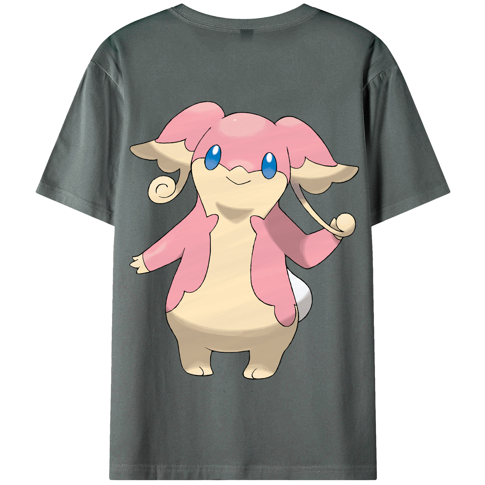 （画像用） ポケットモンスター Pokémon 綿100％半袖Tシャツ（背面プリント）
